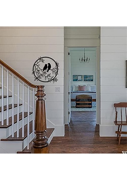 Metal Duvar Sanat Kuş Ağaç Şubesi Metal Kuş Duvar Siluet Kuş Duvar Sanat Dekor Oturma Odası Bahçe Yatak Odası Ofis (Yurt Dışından) indirimleri