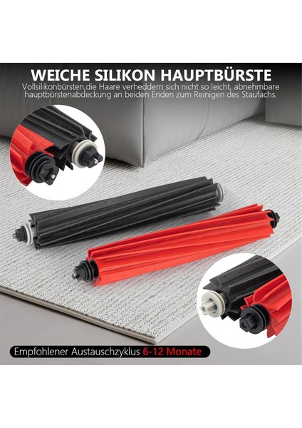 Roborock S8 / S8+ / S8 Plus / S8 Pro Ultra Robot Vakum Temizleyici Ana Yan Fırça Hepa Filtre Mop Bezi Için Aksesuarlar (Yurt Dışından) modelleri