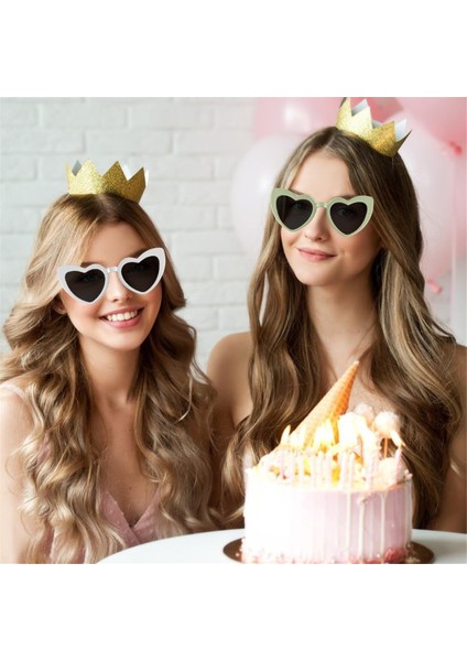 10PCS Düğün Nedime Hediyeleri Saç Bağları Scrunchies Kalp Şekleli Güneş Gözlüğü Bekarlık Hen Partisi Gelin Favorileri (Yurt Dışından) modelleri