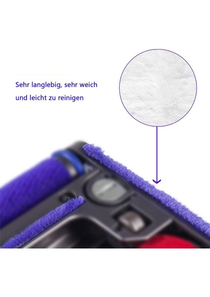 27X Yumuşak Peluş Stripes Dyson V6 V6 V7 V8 V10 V11 V15 Vakum Süpürge Yumuşak Silindir Yedek Parçaları (Yurt Dışından) fırsatları