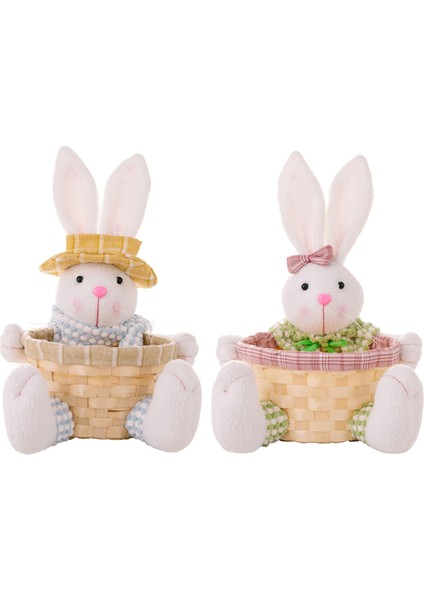 Paskalya Şeker Yemeği, Bunny Paskalya Sepeti, Paskalya Şeker Depolama Sepeti, Masa Dekoru Paskalya Hediyesi Için Hediye Kutusu, C (Yurt Dışından)