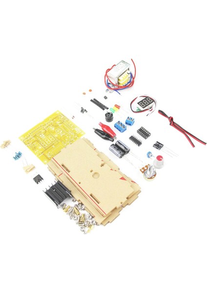LM317 Ayarlanabilir Voltaj Düzenlenmiş Güç Kaynağı Dıy Kit Ac 220V Stabilize Güç Kaynağı Laboratuvarı Ab Fişi (Yurt Dışından)