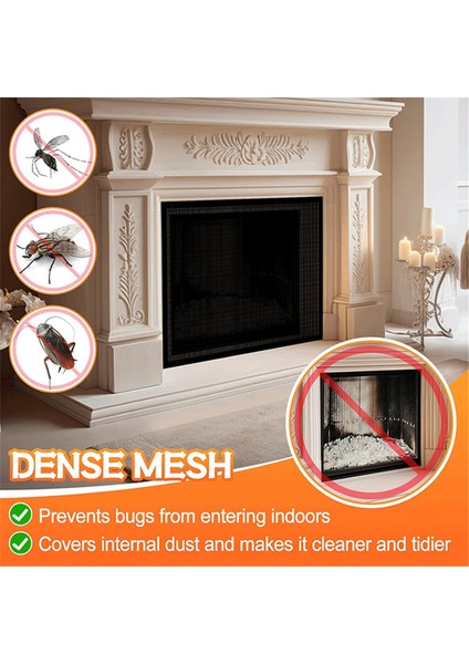 Şömine Ekran Örtü Kapağı Pvc Şömine Kapağı Kanca ve Döngüler ile Evcil Hayvan Kanıtı 100 cm Çocuklar Için Şömine Güvenlik Kapağı (Yurt Dışından) modelleri