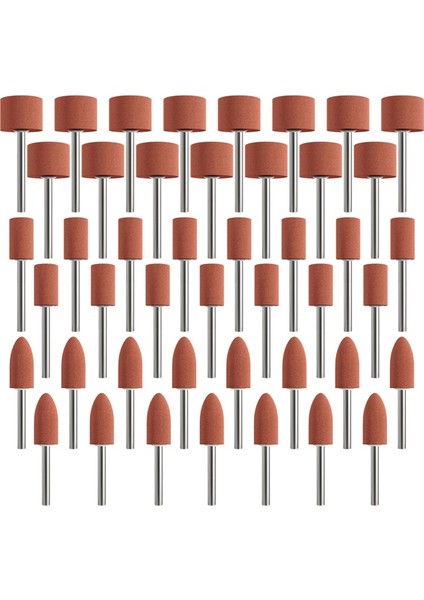 Dremel Döner Alet Için Zımparalama Bitleri, 1/8 Inçlik Saplı Taş Zımparalama Matkap Bitleri, 3 Şekil Zımpara Aksesuarları (Yurt Dışından)