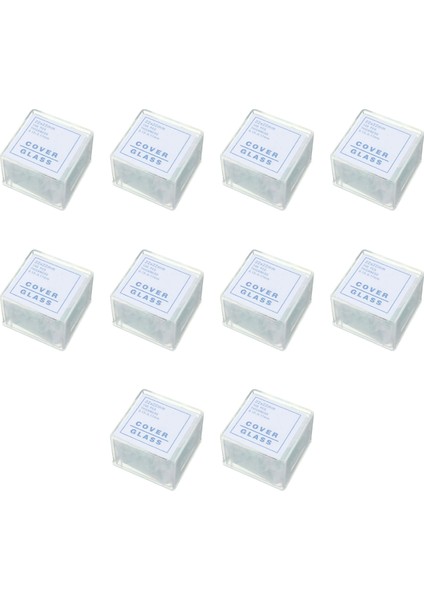 1000 Pcs Şeffaf Slaytlar Çarpılar Mikroskop Için 22X22MM (Yurt Dışından)