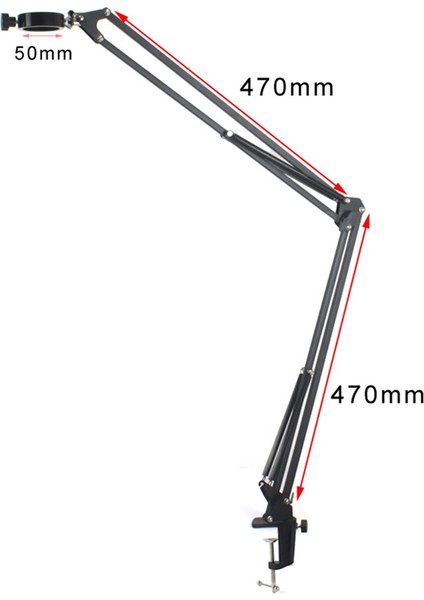 Dijital Video Mikroskop Kamera Bomu Makas Kolu Stand Tutucu Için Fotoğraf Ayarlanabilir Kol Stand Tablo Stand Seti (Yurt Dışından) fiyatları
