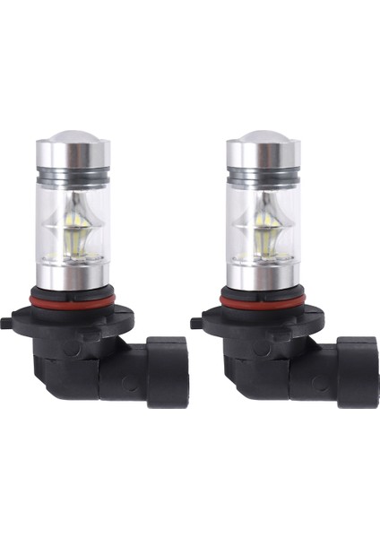 2x 6000K Süper Beyaz H10 9045 9145 9140 100W 1200LM LED Sis Ampul Projektör Sürüş Drl (Yurt Dışından) fırsatları