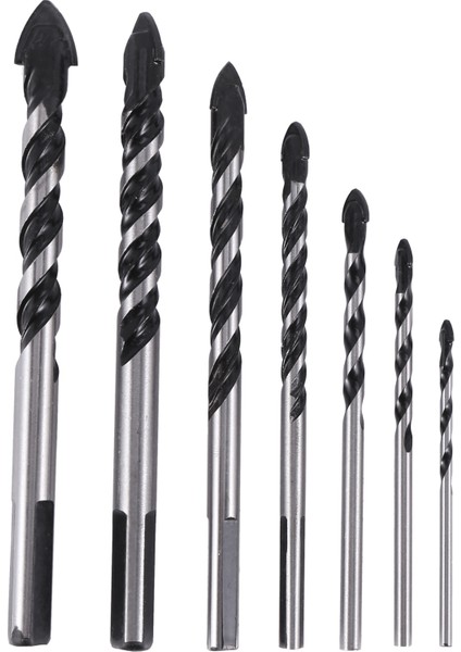Porselen Seramik Karo, Beton, Tuğla Duvar, Cam, Aynalar, Plastik Duvar ve Ahşap Için Tungsten Karbür Matkap Ucu Seti (3 4 5 6 8 10 12MM) (Yurt Dışından)