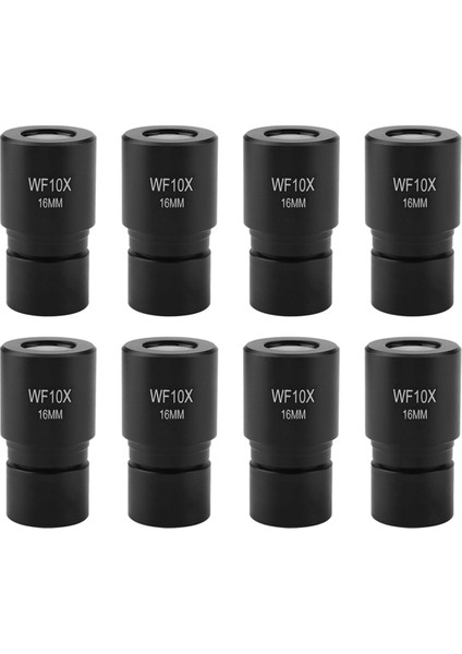 8x Mikroskop Mercek Lensleri, Biyolojik Mikroskop Oküler Montajı Için DM-R001 WF10X 16MM Mercek 23.2mm Ölçekli (Yurt Dışından)