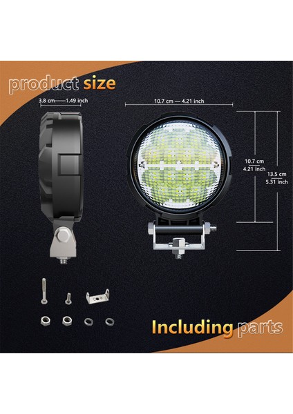 Yuvarlak LED Dağınık Işık Kapsülleri, 2pcs 4 Inç 140W LED Yol LED Iş Işıkları Hendek Lambası Lambası Su Geçirmez Atv Işıkları (Yurt Dışından) indirimleri