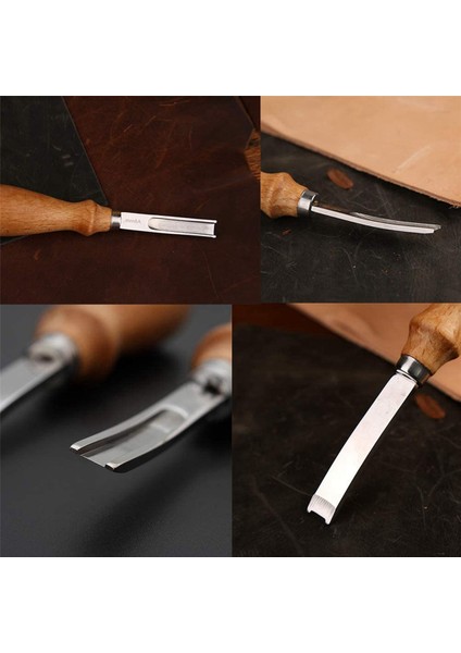 2x 3 Boy Boy Deri Kenar Dikiş Aracı 4mm 6mm 8mmed Küker Baltası Diy Middam Deri Edge Press (Yurt Dışından) modelleri