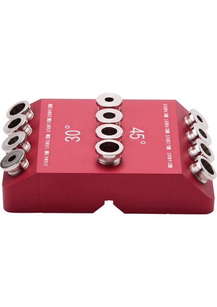 30/45/90 ° Açılı Matkap Deliği Kılavuzu Açılı ve Düz Delik Için Jig, Kablo Korkuluk Gecikme Vidalı Sondaj Şablonu, 2pcs (Yurt Dışından) fiyatları