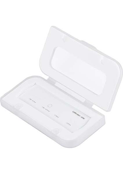 0.01MM Mikroskop Kalibrasyon Slayt Cetveli Çapraz Aşama Mikroskop Retikül Kalibrasyon Kamera Cetveli (Yurt Dışından)