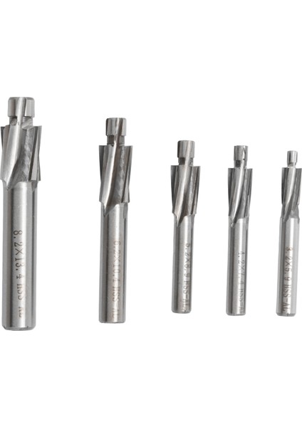 5pcs Hss Karşıdoğu End Mill M3-M8 Pilot Dışlama Aracı Freze Kesici Counterk End Mills (Yurt Dışından) fiyatları
