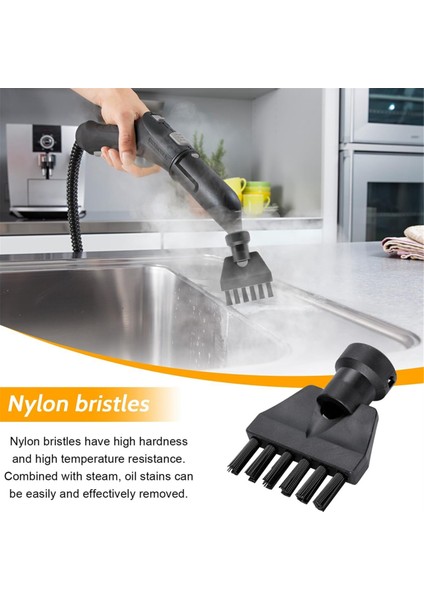 Karcher Sc1 Sc2 Sc4 Sc5 Için Steam Temizleyici Aksesuarları, Fırça Ek Seti Yuvarlak Fırça Setleri Düz Fırça Başlıkları Içerir (Yurt Dışından) fiyatları