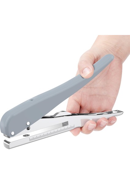 Ağır Hizmet Tipi Tek Delikli Yumruk, Delik Delme 25 Sayfa Kapasite Kağıt Punch Için Kağıt Kimlik Pvc Kartlar Scrapbook 6mm (Yurt Dışından)