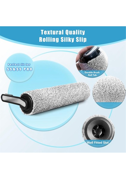 Tineco Zemin Bir S5 Için Silindir Fırçası Değiştirme ve Vakum Filtre Kiti Bir S5, Bir S5 Pro Kablosuz Islak Kuru Vakum Parçaları (Yurt Dışından) indirimleri