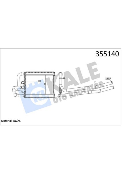 Mtxdpn Kalorifer Hyundai I20 Heater Core
