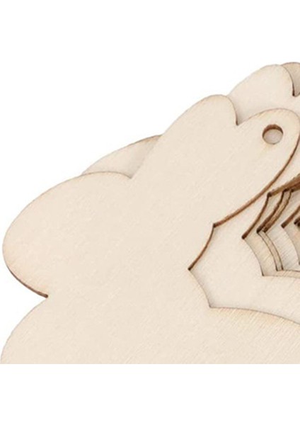 30PCS Paskalya Ahşap Sızıntıları Tavşanlar Paskalya Parti Dekoru Için Kesme Asma Süsler (Yurt Dışından) fiyatları