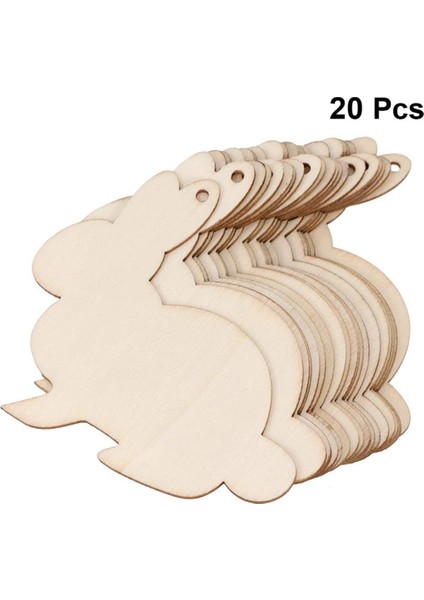 30PCS Paskalya Ahşap Sızıntıları Tavşanlar Paskalya Parti Dekoru Için Kesme Asma Süsler (Yurt Dışından) indirimleri
