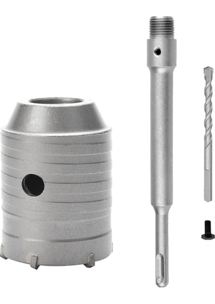 Sds Plus Çekiç Matkapları Duvar Deliği Testere Matkap Bit Set Kesici Aletleri Yuvarlak Şaftlı Beton Çimento Taş Delek Açıcı, 55MM (Yurt Dışından)