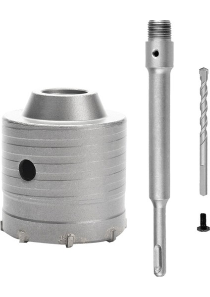 Sds Plus Çekiç Matkapları Duvar Deliği Testere Matkap Bit Set Kesici Aletleri Yuvarlak Şaftlı Beton Çimento Taş Deliği Açıcı, 65MM (Yurt Dışından)