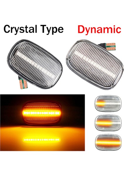4x Araç Dinamik LED Yan Işaretçi Işık Turn Sinyal Toyota Corolla Celica T19 T20 23 Rav4 Avensis Starlet Prius (Yurt Dışından) fırsatları
