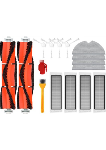 Xiaomi Mijia Için 1c 2c Dream F9 Aksesuarları Için Hepa Filtre Ana Yan Fırça Mop Bezi STYTJ01ZHM STYTJ02ZHM (Yurt Dışından)