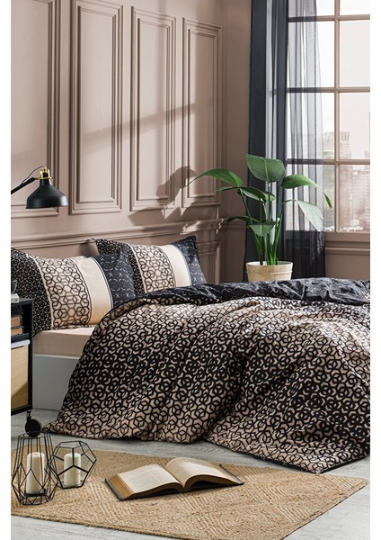 Noche Siyah Ranforce Çift Kişilik Uyku Seti 9466 fiyatları