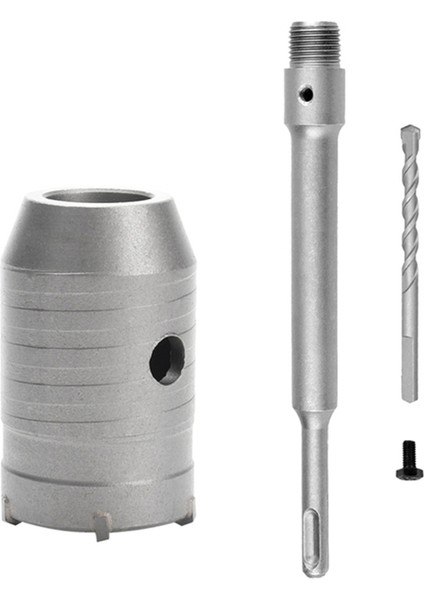 Sds Plus Çekiç Matkapları Duvar Deliği Testere Matkap Bit Set Kesici Aletleri Yuvarlak Şaftlı Beton Çimento Taş Delek Açıcı, 45MM (Yurt Dışından)