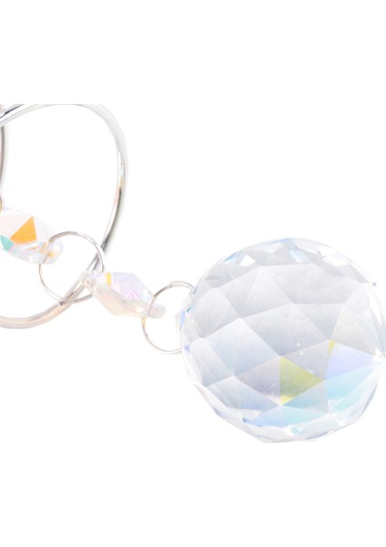 17.7 Inç Bakan Top Spiral Kuyruğu, Dekoratif Rüzgar Spinner Güneş Yakalayıcı, Kapalı Dış Mekan Dekorasyonu Için Cam Kristaller (Yurt Dışından) fırsatları