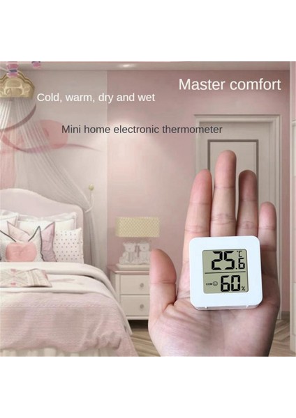 Mini Iç Mekan Termometre LCD Dijital Sıcaklık Odası Higometre Gösterge Sensörü Nem Ölçer Evi (Yurt Dışından) fiyatları