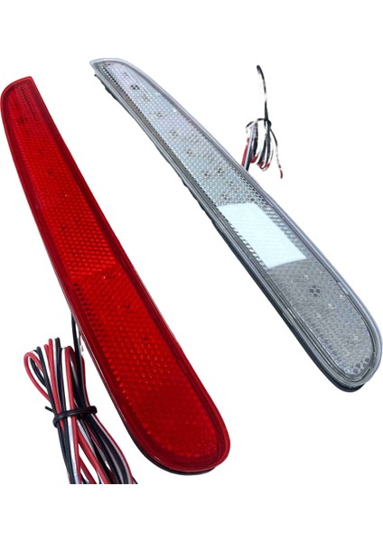 Honda Nbox 2023-2024 Araç LED Arka Tampon Işık Arka Sis Lambası Park Uyarı Işık Reflektör Tay Lambaları Beyaz (Yurt Dışından) fiyatları