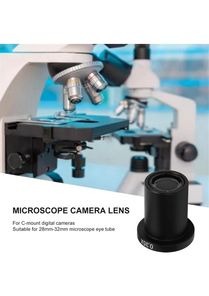 Mikroskop Mercek 0.5x C Montaj Mikroskop Kamera Adaptör Lens 28MM Endüstri Mikroskop Kamera Göz Ahlak Lens (Yurt Dışından) indirimleri