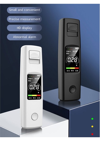 Alkol Test Cihazı Profesyonel Yüksek Duyarlılık Breathalyzer Temassız Alkolometre Şarj Edilebilir Portatif Breathalyzer B (Yurt Dışından) indirimleri