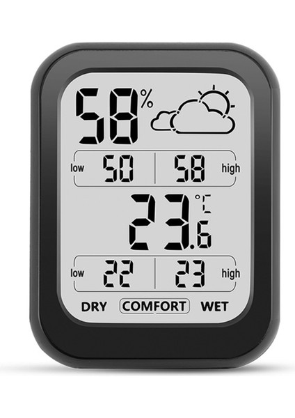 Oda Termometresi Higrometre Iç Mekan, Nem Göstergesi, Nem Sensörü Ölçer, Dijital Sıcaklık ve Nem 2 Paket (Yurt Dışından)
