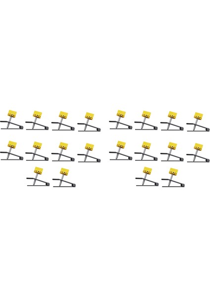 20PCS Set Manuel Fayans Bulucu Duvar Karoları Yükseklik Regülatör Ayarlama Konumlandırıcı Yükselen Inşaat Araçları (Yurt Dışından)