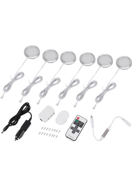 Vw T4 T5 Kampçı Van Karavan Karavan Motorum Işığı 12V Için 6x Iç LED Spot Işıklar (Yurt Dışından)