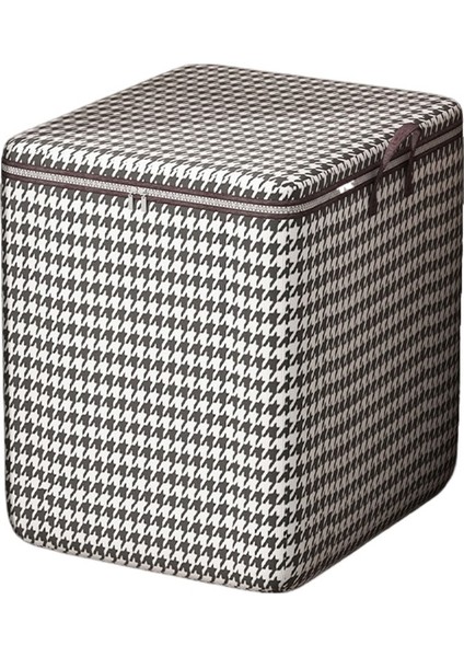 Yorgan Saklama Çantası Ev Büyük Kapasiteli Giysi Yorgan Düzenleyici Kalın Dokumasız Mevsimlik Taşınma Saklama Çantası (3 Adet 56*56*45CM) (Yurt Dışından)