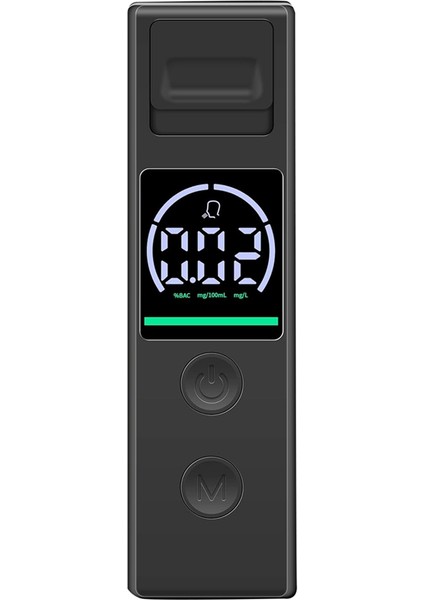 Breathalyzer, Alkol Için Doğruluk Breathalzers, 3 Renkli Ekran LCD Dijital Ekranlı Taşınabilir Alkol Test Cihazı (Yurt Dışından)