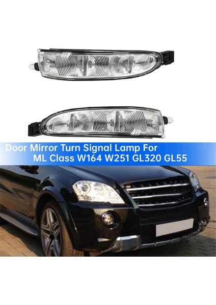 Mercedes Için Kapı Aynası Dönüş Sinyal Lambası Benz ml Sınıf W164 W251 GL320 GL550 Yan Ayna Göstergesi Işık A1648200521 L (Yurt Dışından) fırsatları