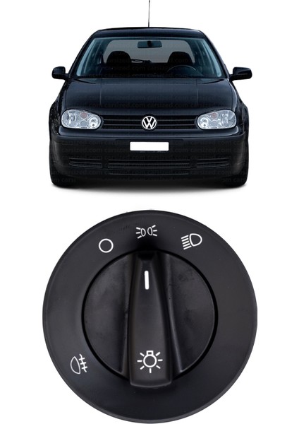 Vw Volkswagen Golf 4 Mk4 1998-2004 Uyumlu Far Açma Düğmesi Anahtarı Tek Arka Sisli 1C0941531