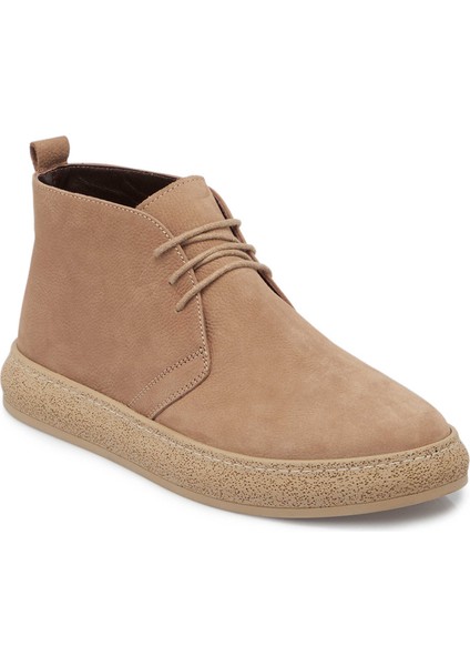Kum Hakiki Nubuk Deri Erkek Casual Bot - E24K1BT56962-B21