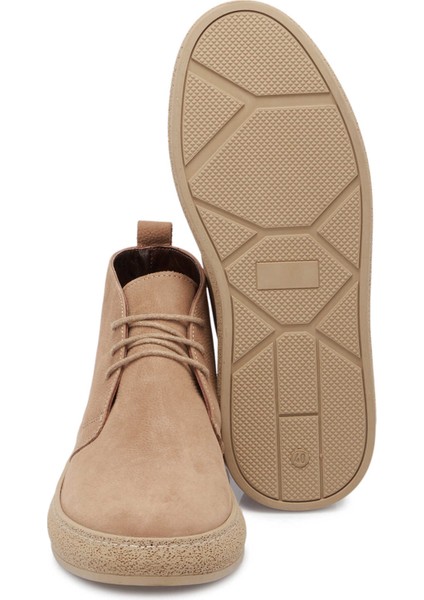 Kum Hakiki Nubuk Deri Erkek Casual Bot - E24K1BT56962-B21 fırsatları