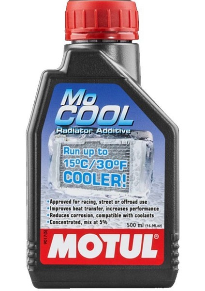 Mocool 500 ml | Motor Soğutma Sıvısı Katkısı | 15°c’ye Kadar Daha Soğuk Çalışma – Performans ve Koruma Artışı