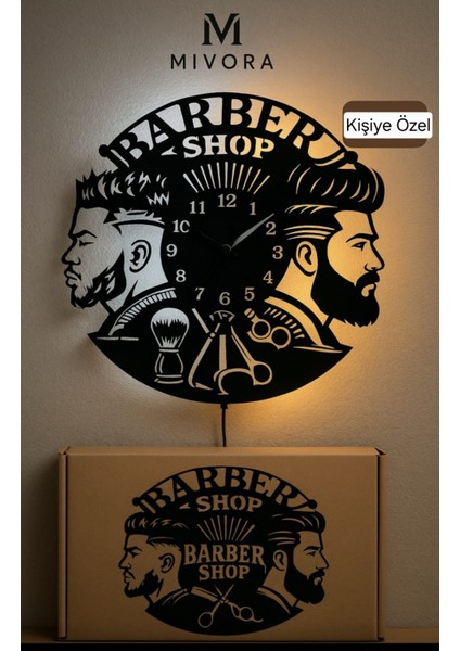 Duvar Saatı Erkek Kuafor