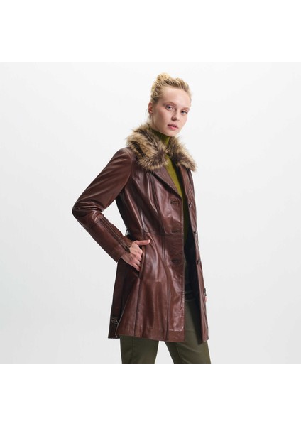 Taba Hakiki Deri Kadın Hakiki Deri Mont - K25KDM320476-Q7C modelleri