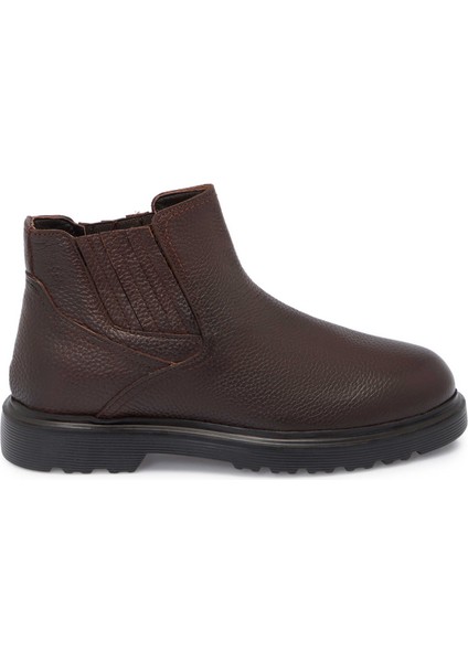 Kahve Hakiki Deri Erkek Casual Bot - E24K1BT57035-A42