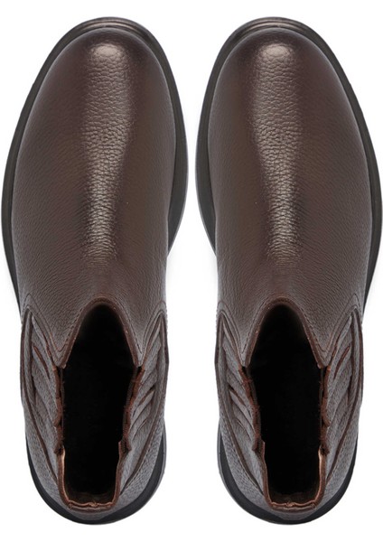 Kahve Hakiki Deri Erkek Casual Bot - E24K1BT57035-A42