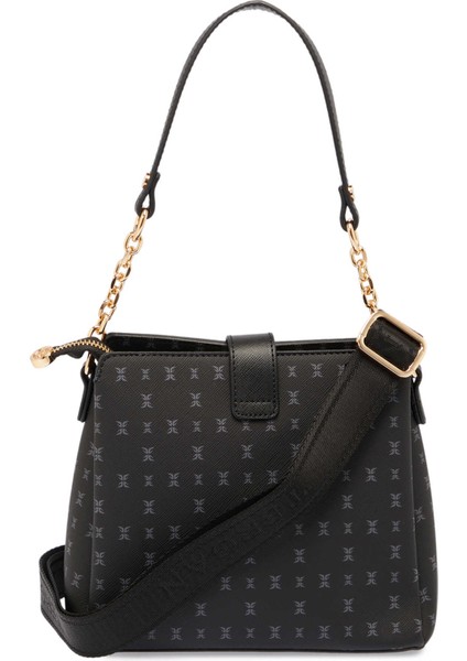 Siyah Print Kadın Omuz Çantası - S25K1PR09178-T0E modelleri